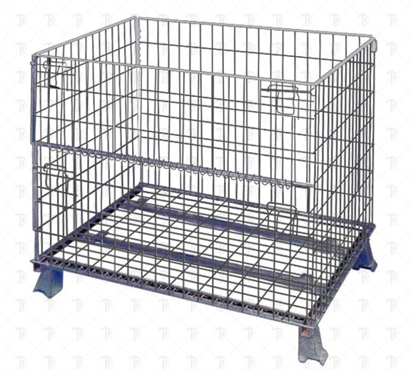 Паллетные сетчатые боксы на европаллеты