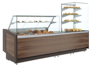 Витрины кондитерские Carboma KC80 (BORNEO) (без боковин)