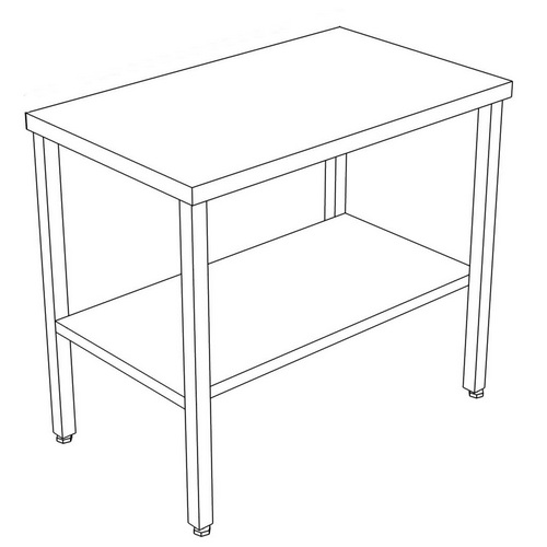 Столы из нержавеющей стали производственные сборно-разборные (Россия)