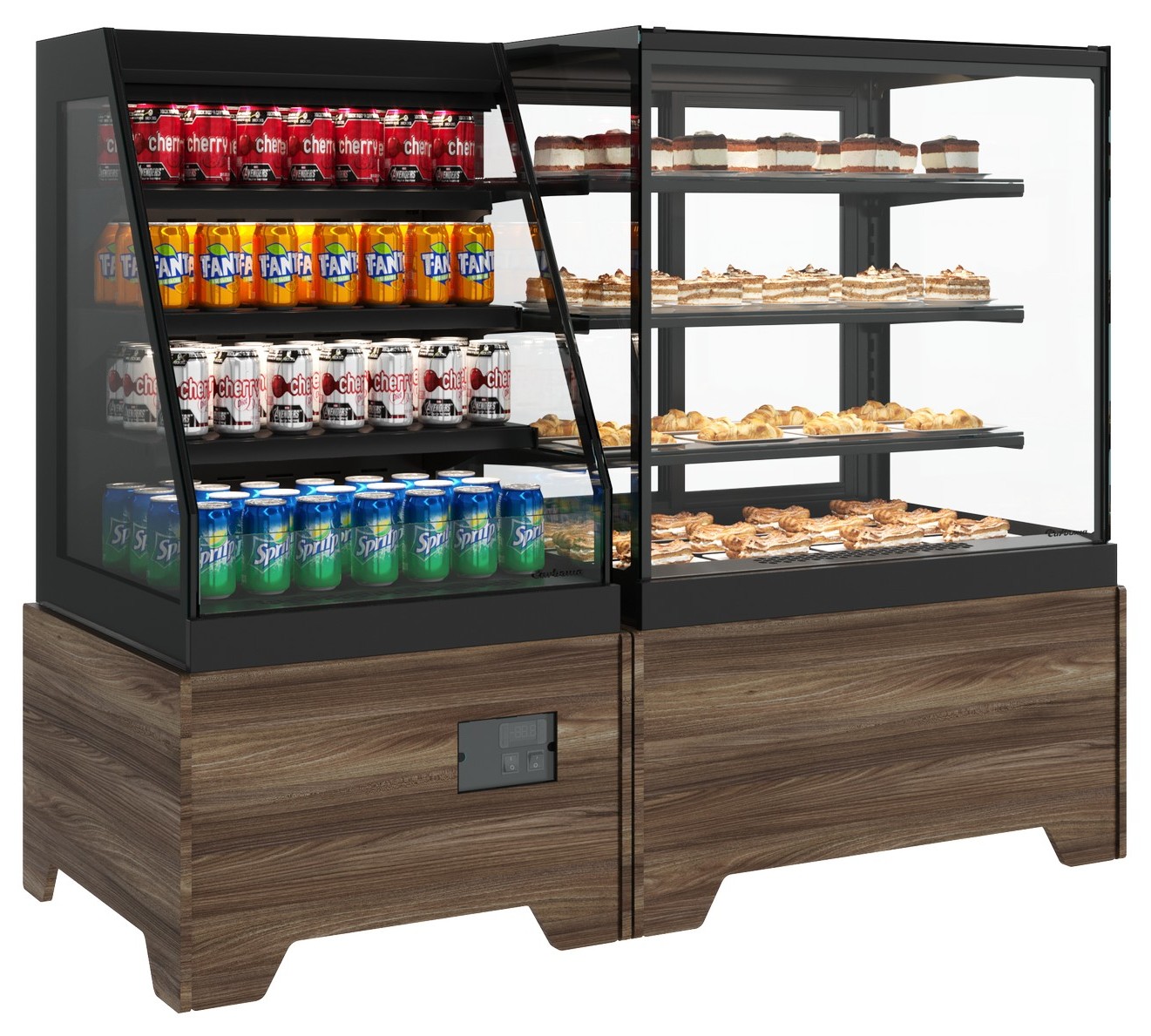 Витрины кондитерские Carboma KC70 STANDARD (CUBE2)