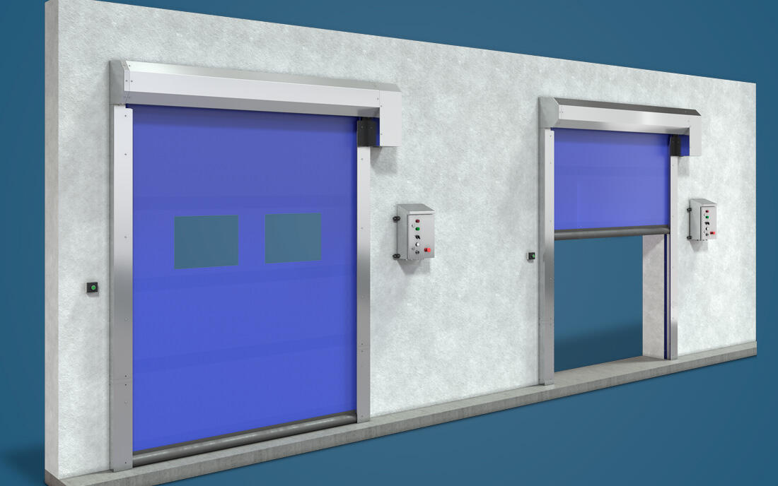 Скоростные рулонные ворота